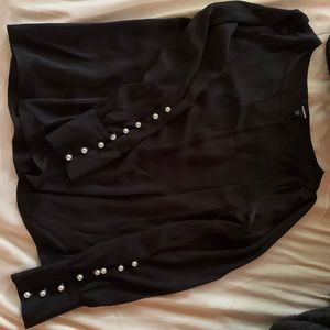 Express pearl cuff top